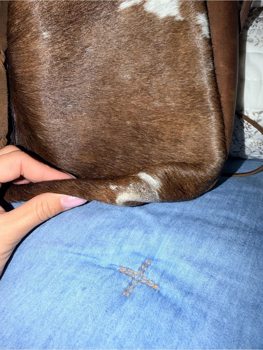 Gypsy Belt Co - Cowhide and Leather Nikki Purse